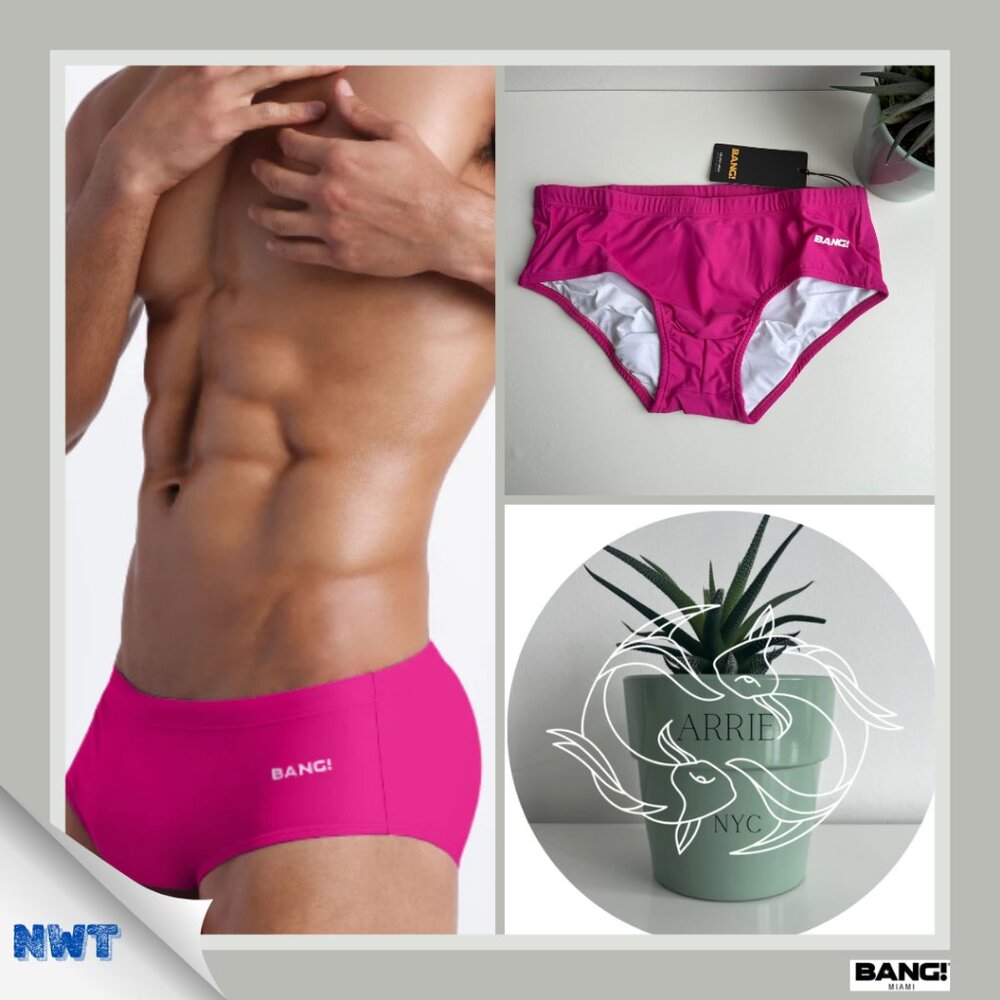 BANG! - CONFESS MAGENTA Swim Sunga - Pink (M)